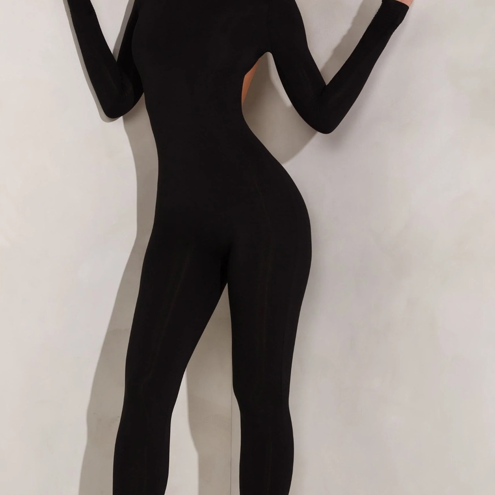 Oh Polly High Neck Open Back Jumpsuit